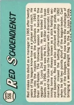 Back of Al Schoendienst