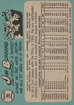 Back of Jim Bunning
