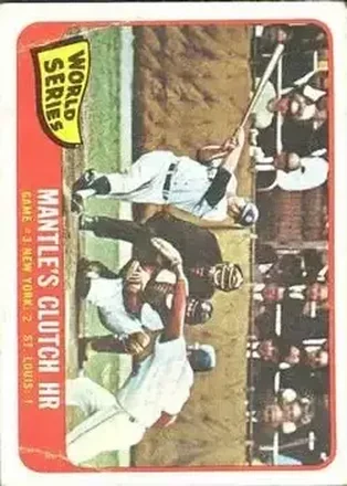 1965 O-Pee-Chee #134 - Mickey Mantle - New York Yankees
