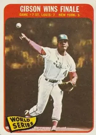 1965 O-Pee-Chee #138 - Bob Gibson - St. Louis Cardinals