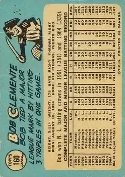 Back of Bob Clemente