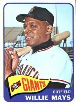 Front of Willie Mays
