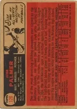 Back of Jim Palmer