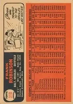 Back of Frank Robinson