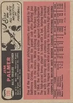 Back of Jim Palmer