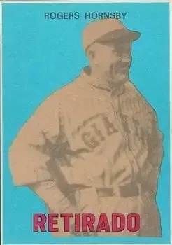 1967 Topps Venezuelan #142 Rogers Hornsby