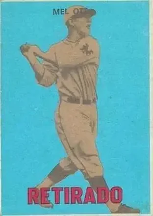 1967 Topps Venezuelan #149 Mel Ott
