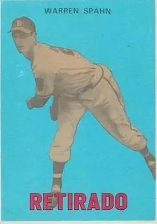 1967 Topps Venezuelan #152 Warren Spahn
