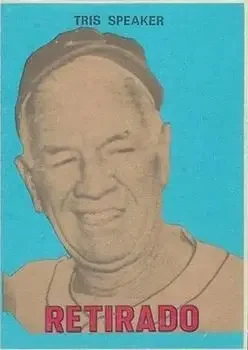 1967 Topps Venezuelan #156 Tris Speaker