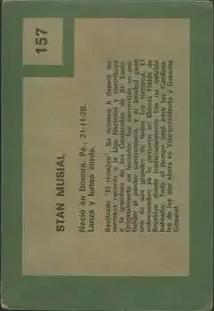 Back of Stan Musial