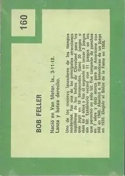 Back of Bob Feller