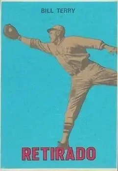 1967 Topps Venezuelan #161 Bill Terry