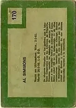 Back of Al Simmons