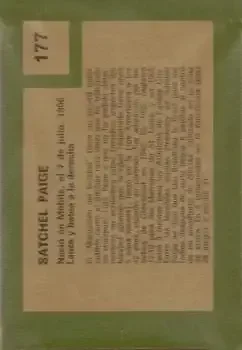 Back of Satchel Paige