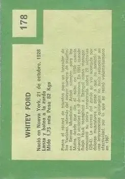 Back of Ed "Whitey" Ford