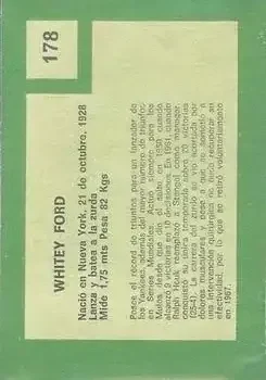 Back of Ed "Whitey" Ford