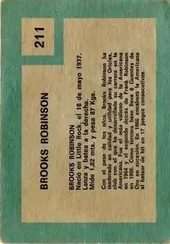 Back of Brooks Robinson
