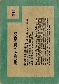 Back of Brooks Robinson