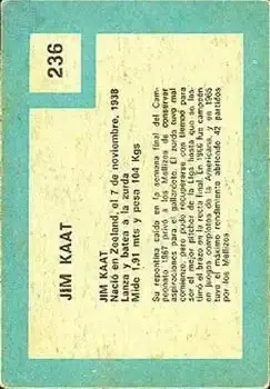 Back of Jim Kaat