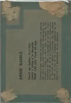 Back of Ernie Banks
