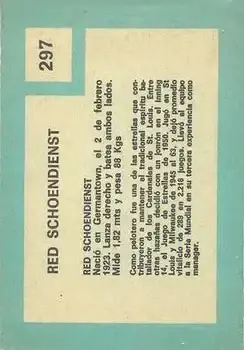 Back of Al Schoendienst