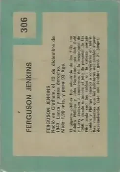Back of Ferguson Jenkins