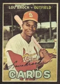1967 Topps Venezuelan #307 Lou Brock