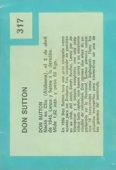 Back of Don Sutton
