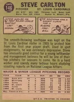 Back of Steve Carlton