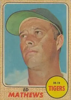 1968 Topps Venezuelan #58 Ed Mathews