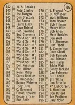 Back of Juan Marichal