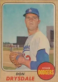 1968 Topps Venezuelan #145 Don Drysdale