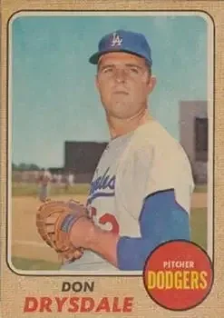 1968 Topps Venezuelan #145 Don Drysdale