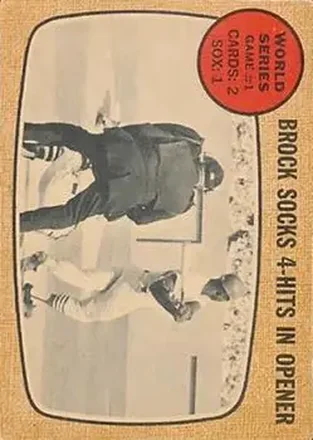 1968 Topps Venezuelan #151 - Lou Brock - Boston Red Sox, St. Louis Cardinals
