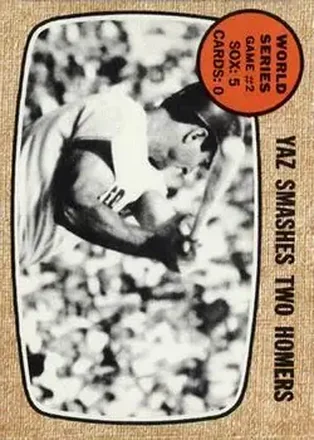 1968 Topps Venezuelan #152 - Carl Yastrzemski - Boston Red Sox, St. Louis Cardinals