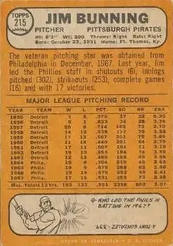 Back of Jim Bunning