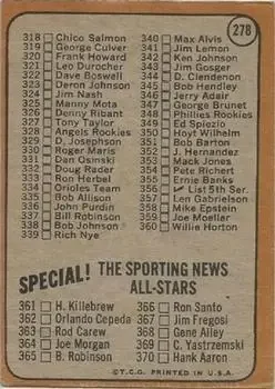 Back of Orlando Cepeda