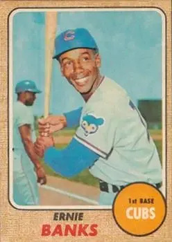 1968 Topps Venezuelan #355 Ernie Banks