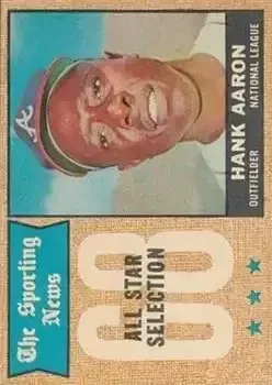 1968 Topps Venezuelan #370 Hank Aaron
