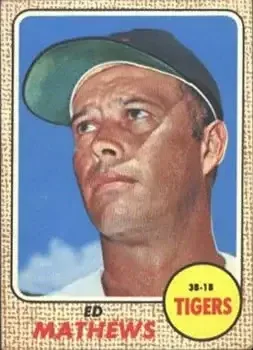 1968 Topps #58 Ed Mathews