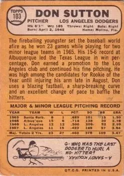Back of Don Sutton