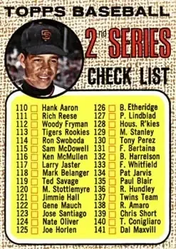 1968 Topps #107 Juan Marichal