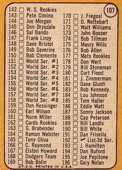Back of Juan Marichal
