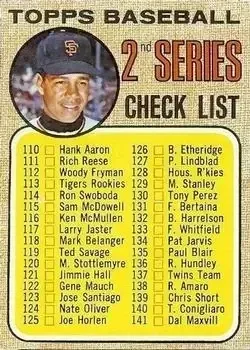 1968 Topps #107 Juan Marichal