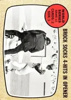 Front of Lou Brock