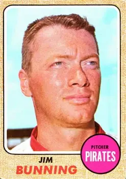 1968 Topps #215 Jim Bunning