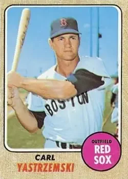 Front of Carl Yastrzemski