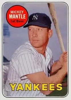 1969 Topps #500 Mickey Mantle