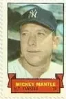 1969 Topps Stamps #NNO Mickey Mantle