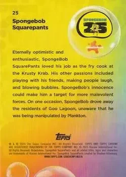 Back of SpongeBob SquarePants